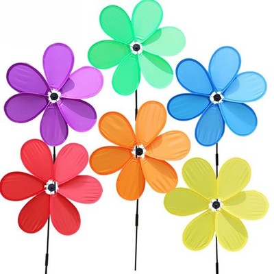 Balkon Blumen-Windmühle Bunt Garten Heimtextilien Hof Kindergeschenk Ornamente