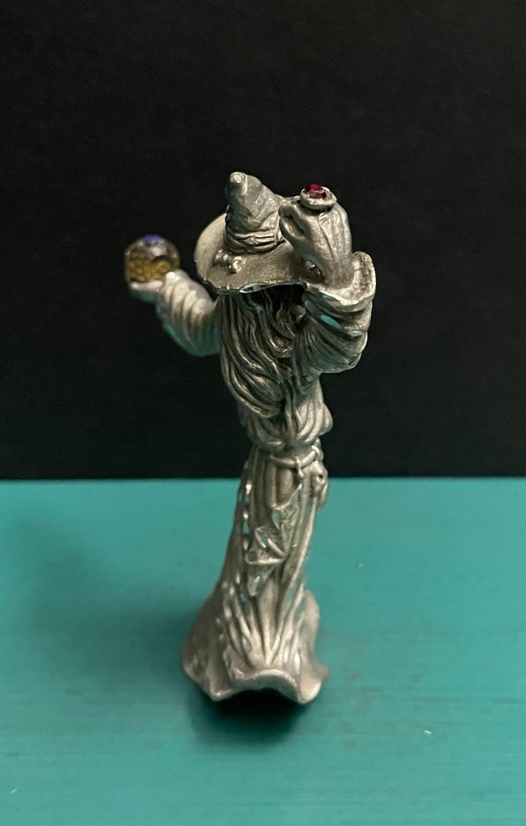 MWFP Masterworks Pewter Wizard Sorcerer Warlock Ruby Red Ring