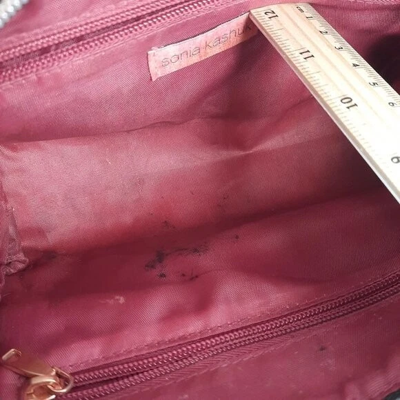 Malla organizadora de maquillaje mediana Sonia Kashuk con metal PreLoved buen estado Foto 4 de 4