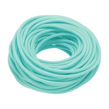 4mm 16yards Hollow Pipe Rubber Cords Tubing Silicone Pipes, Cyan