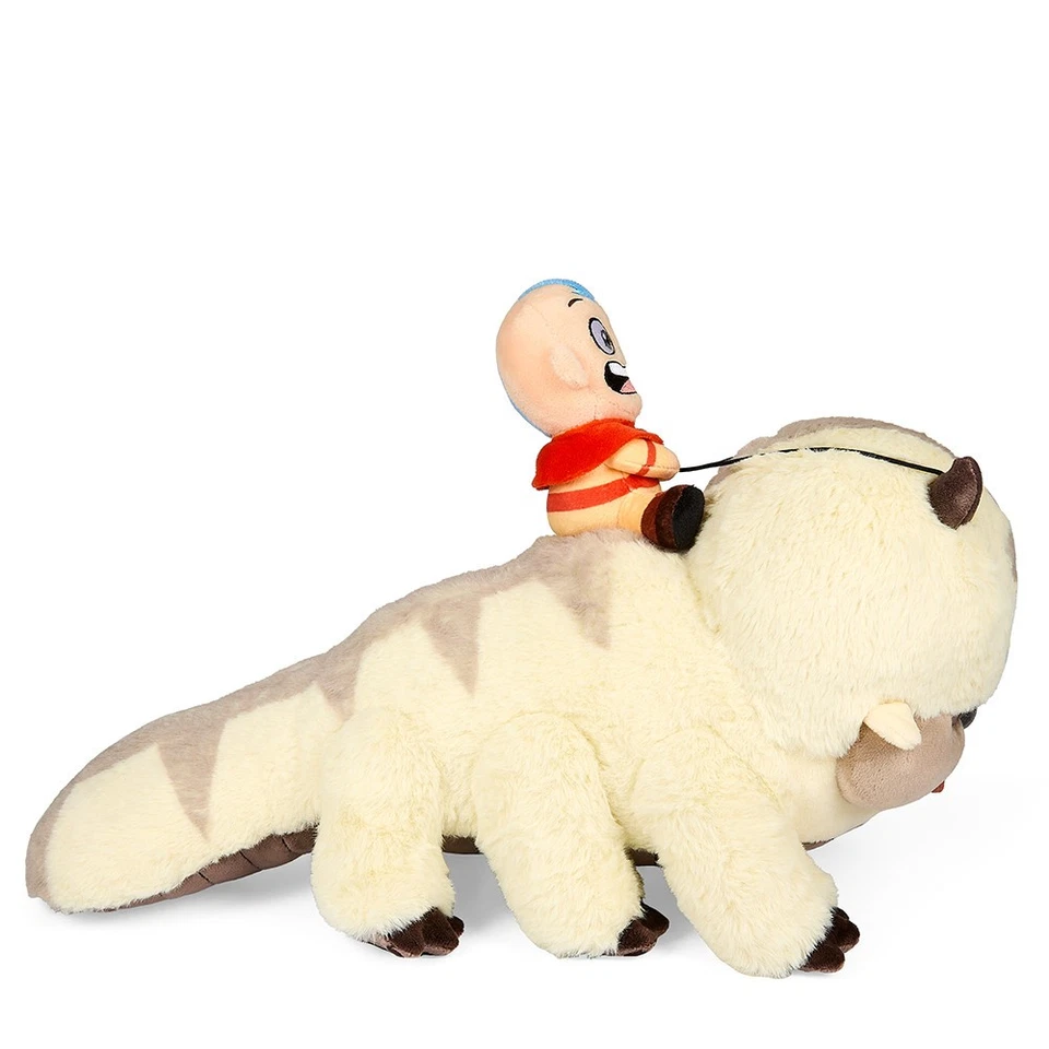 Plush - Kidrobot - Avatar the Last Airbender 18" Appa w/Aang Soft Doll Toys NEW - Image 4 of 4