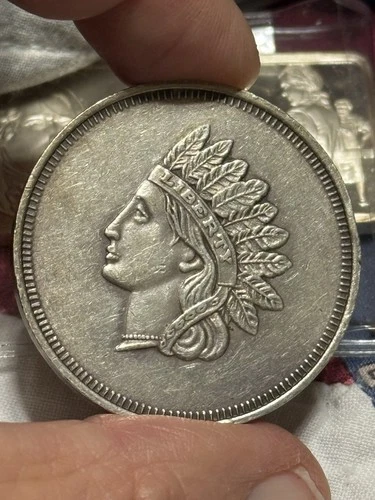 Native American Chief .999 FINE SILVER COIN 1oz. Silver Round