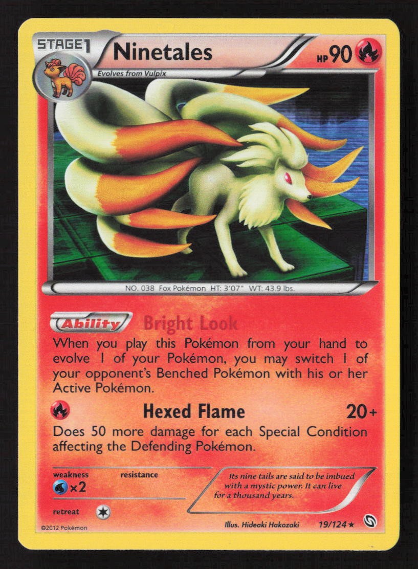 Ninetales Holo Rare Dragons Exalted 19/124 NM