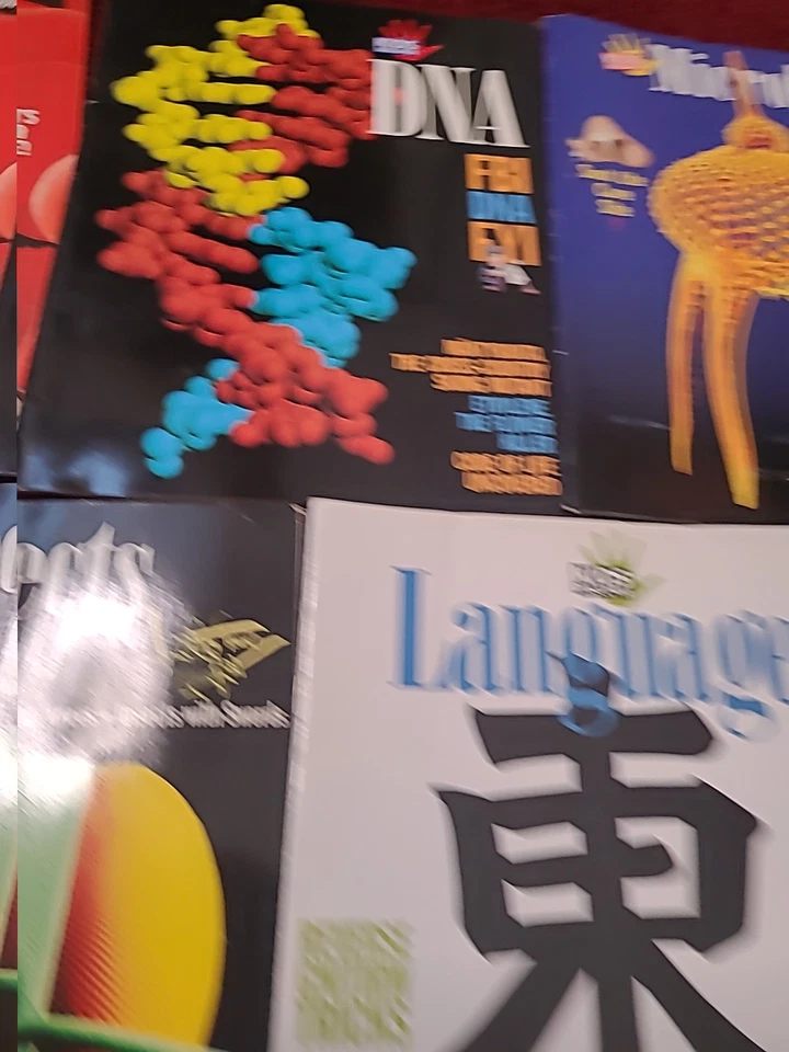 Lot of 5 KIDS DISCOVER MAGAZINES Homeschool Teaching Lessons Booklet Microbes Foto 4 de 4