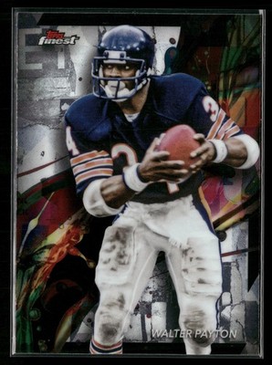 2024 Topps Finest Walter Payton #13 Chicago Bears Football HOF Card