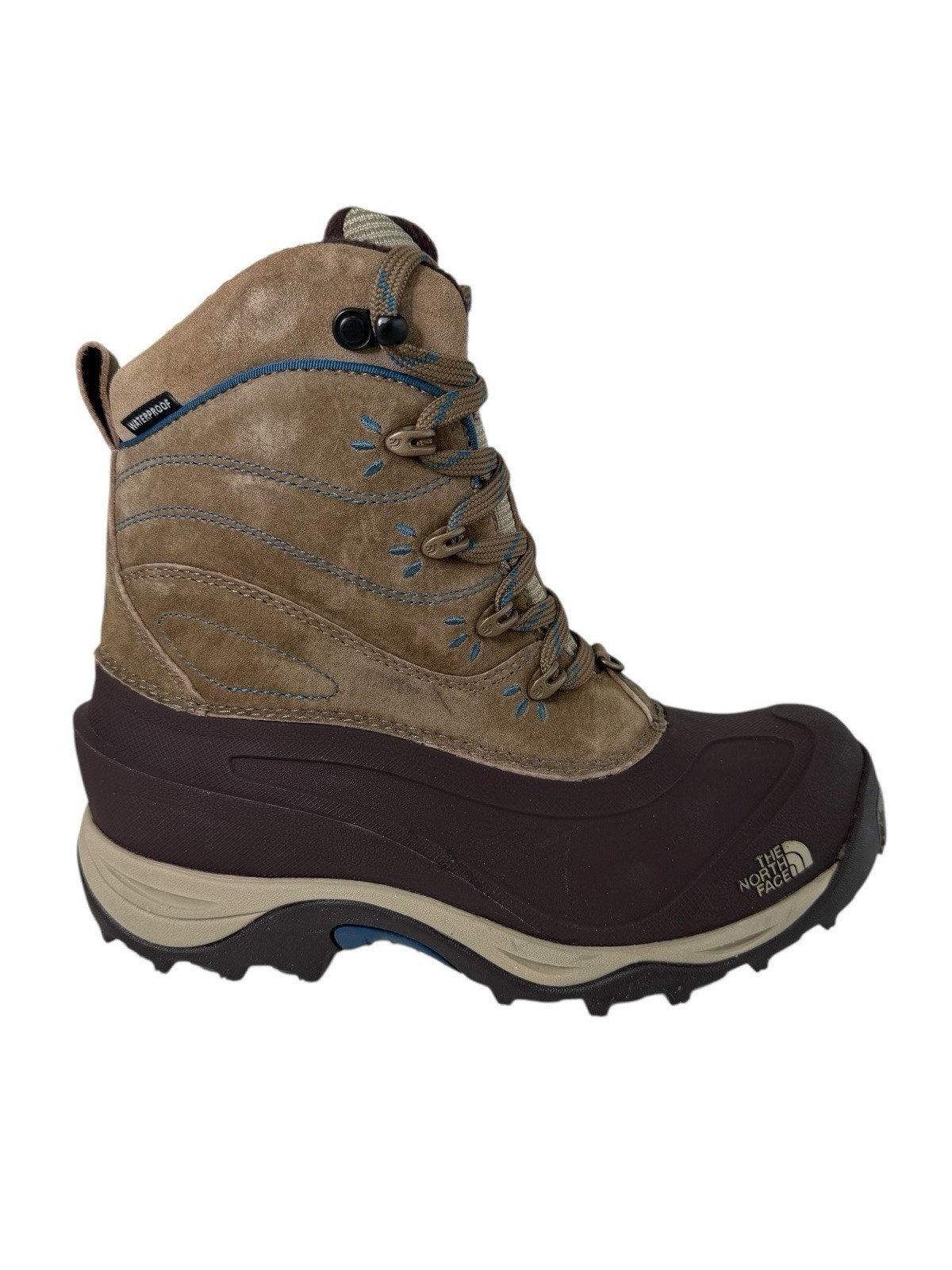 The North Face Chilkat III waterproof insulated boots- Tan Brown- Woman’s Size 7