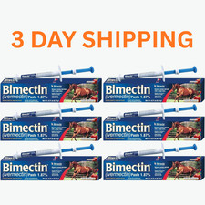 6 pack Paste Horse Dewormer Apple Flavor Six doses EXPIRY 3/31/2026