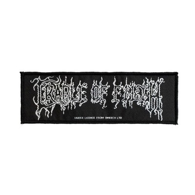 Cradle Of Filth SS Logo Battle Jacket Sew On Woven Patch - OFFICIAL 11-1