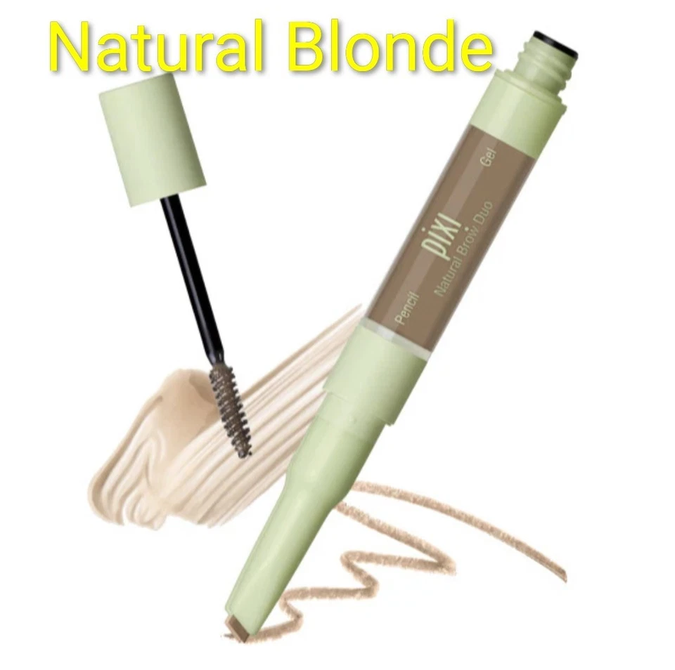 PIXI Natural Brow Duo (lápiz + gel) *elige tono* nuevo en caja Foto 3 de 4