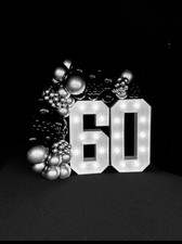 To HIRE - 4ft Light Up numbers for Birthdays, Parties Located Gray Essex