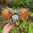 2026 Disney Parks DVC Halloween Pumpkin Bat Minnie Mickey Ear Ears Headband NEW