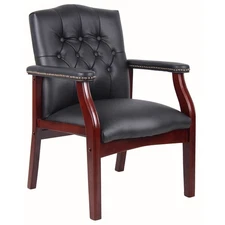 Modern Accent Chair Armchair PU Leather Upholstered Leisure Chair W/ Wood Legs