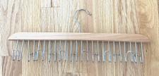 Wooden Tie Hanger Multi-function Rack Organizer Belt Holder Necktie Storage Rack