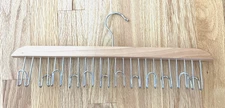 Wooden Tie Hanger Multi-function Rack Organizer Belt Holder Necktie Storage Rack