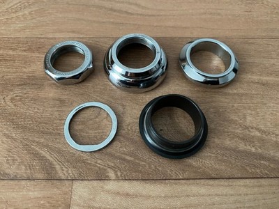 Campagnolo Vintage Rennrad Retro Steuersatz 1 Zoll silber