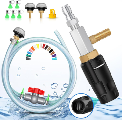 #ad Adjustable Long Range Pressure Washer Nozzle Kit 4–4.5 GPM Downstream Injector $155.98