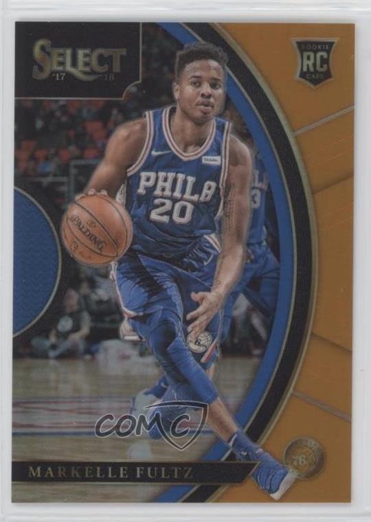 2017-18 Panini Select Concourse Orange Prizm 4/75 Markelle Fultz #68 9ja