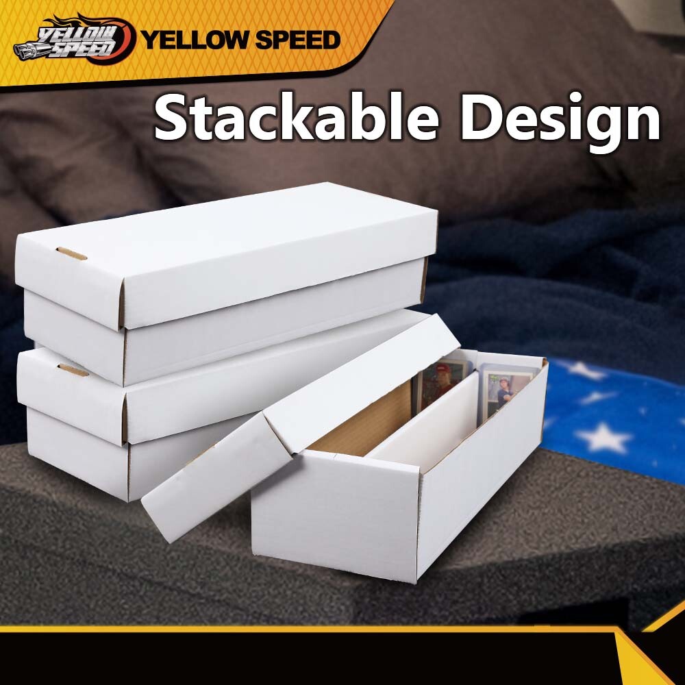 2Row 1600 CT Holds over 300 3x4 toploads Sports/Trading Card Shoe