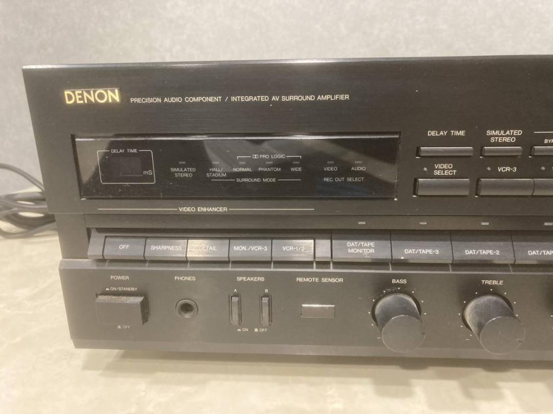 DENON AV amplifier AVC-2000 electricity confirmed Junk parts