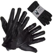 Hommes Cuir Écran Tactile Gants 100% Cuir Véritable Thermique Doublé Hiver Gant