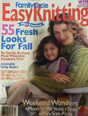 Family Circle Easy Knitting Plus Crochet Fall 2000