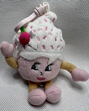 Bag Charm Whiffer Sniffers pink sprinkles Sugar Cake Cupcake Scented Plush Clip