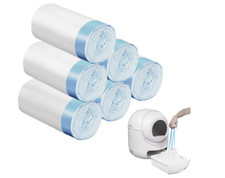 120 Count Extra Large Cat Litter Box Liners Cat Litter Waste Receptacles Bags...