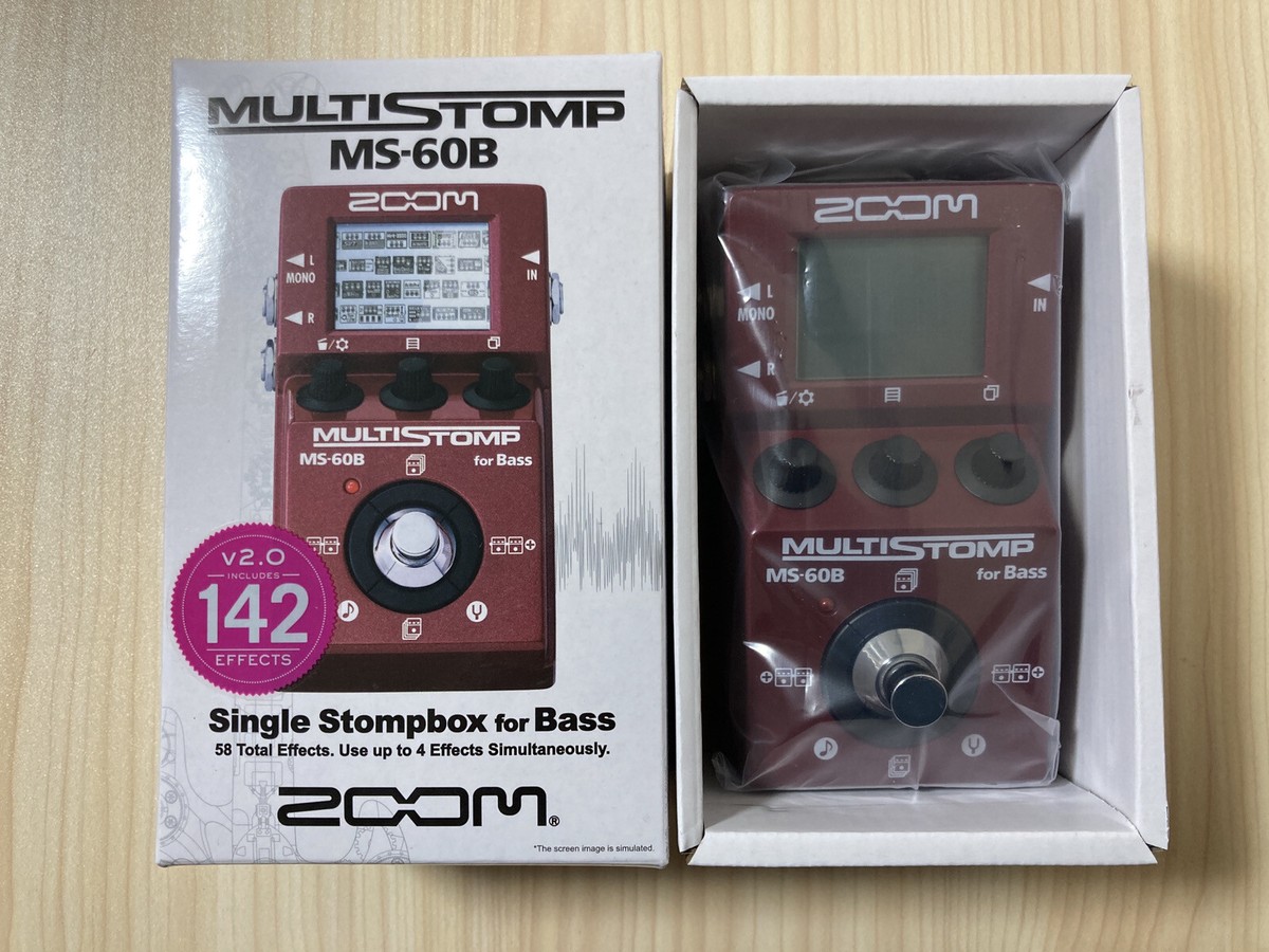 ZOOM multi-stomp for amazing base Multi effector MS-60B | eBay