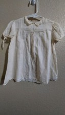 Vintage Baby Dress Christening, Baptism, Hand Made Mamila Imports