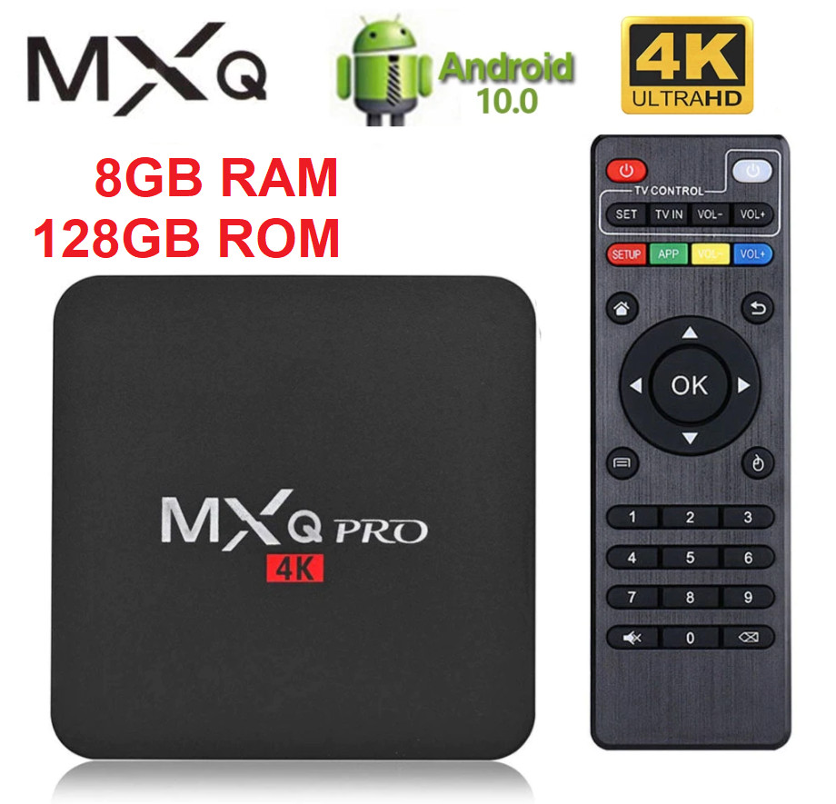 TV BOX DECODER SMART INTERNET WIFI MXQ PRO 8K RAM...