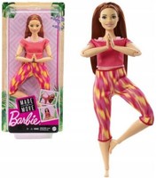 Barbie Doll Made To Move Gymnast GXF07 Moveable Mattel