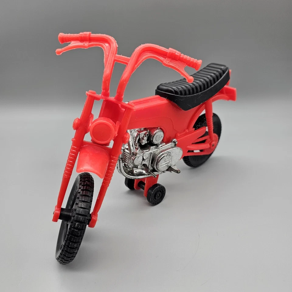 Moto de cross Honda Trail 70 de plástico procesado vintage roja años 70 Foto 2 de 4