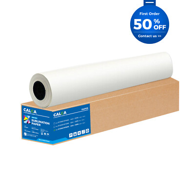 49rolls 81gsm 64'' x 328ft Dye Sublimation Paper for Heat Transfer Printing
