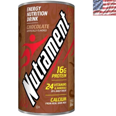Rich Chocolate Nutritional Beverage in 12oz Cans - 12 Cans for Anytime Enjoyment