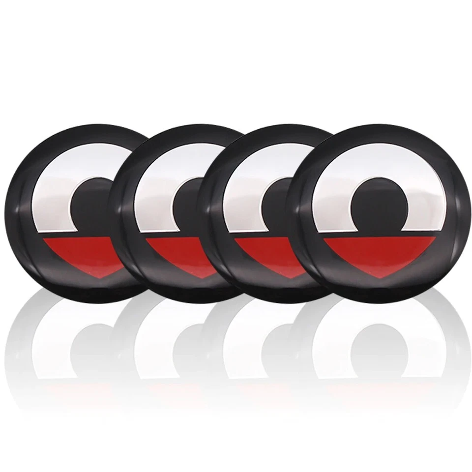 Set 4 Coprimozzo Adesivi Logo Stemma Per SMART Fortwo Forfour Roadster 450 56 mm - Immagine 2 di 4