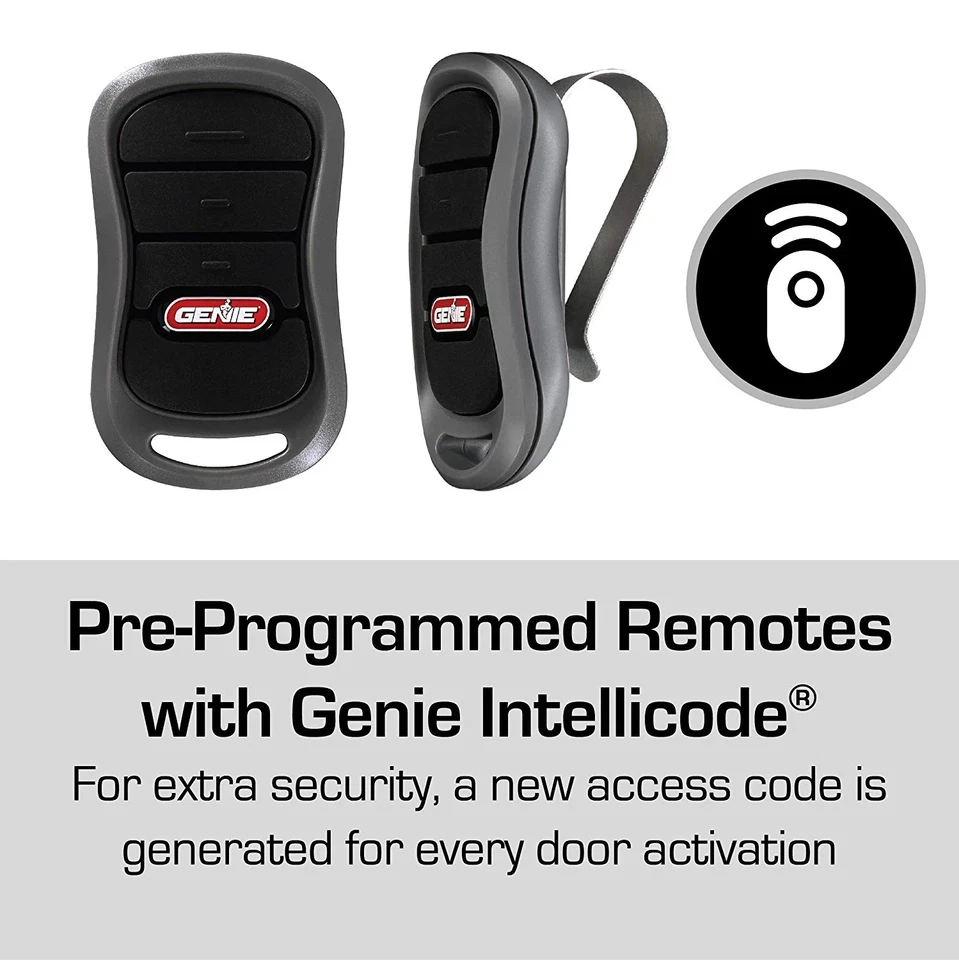 Genie SilentMax® 1000 Garage Door Opener Ultra Quiet Belt Drive ¾ HPc Model 3042 - Image 4 of 4