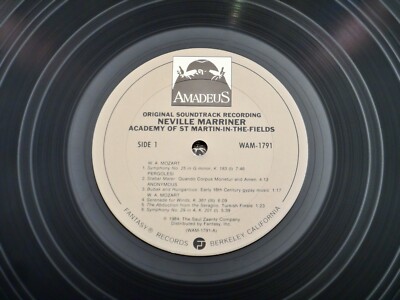 ♫ Amadeus (Original Soundtrack Recording) ♫ Rare 1984 Fantasy