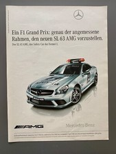 2008 Mercedes SL 63 AMG Safety Car R230 R 230 Vintage Ad Werbung Reklame