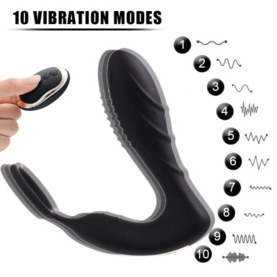 Wireless Silicone Prostate Massager With Control For Men Women Silent  Waterproof | eBay