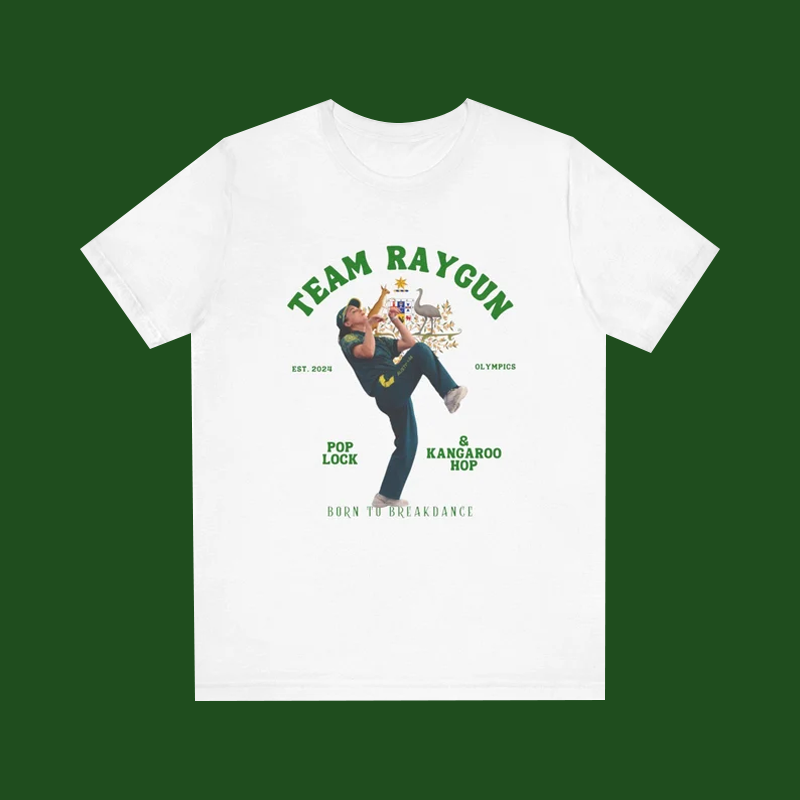 New 2024 Raygun Olympic Breakdancing Unisex T-Shirt for Break Dancers