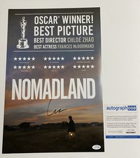 Chloe Zhao Signed 12x18 photo Nomadland ACOA Rare Director Eternals