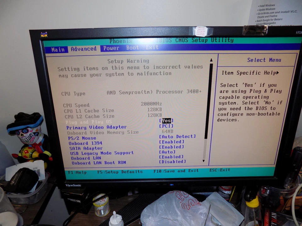 Настольный ПК AMD Sempron Compaq Presario SR2721 2 ГБ RAM без жесткого диска - Изображение 4 из 4