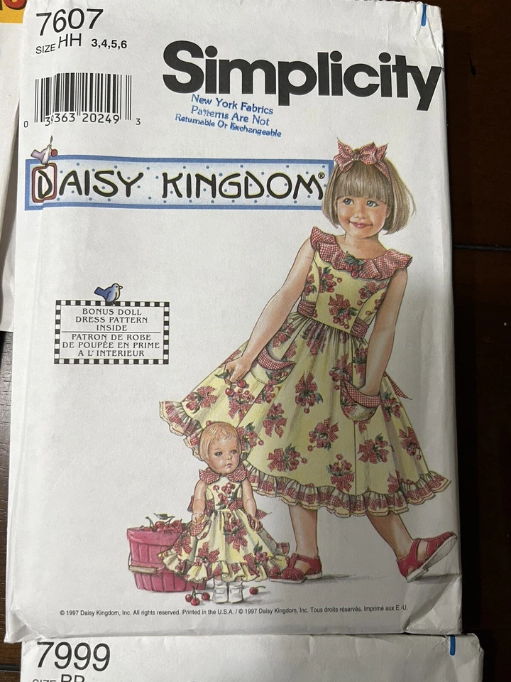 Cool Vintage Pattern Lot (10) UNCUT, Little Vogue, Simplicity, McCalls, Burda - Image 3 of 4