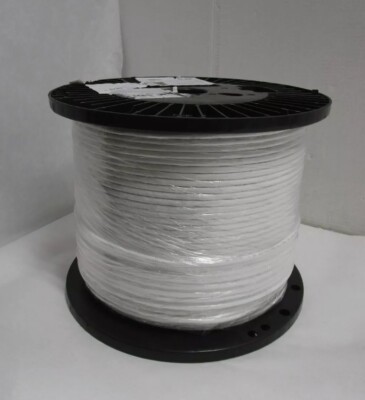 GenSpeed Cat6A PLENUM CMP-LP 1000ft WHITE Cable 4 PR 23AWG 10 UTP NEW