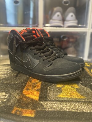 Size 12 - Nike Dunk Pro SB High Black Atomic Red for sale online Size 12 - Nike Dunk Pro SB High Black Atomic Red for sale online
