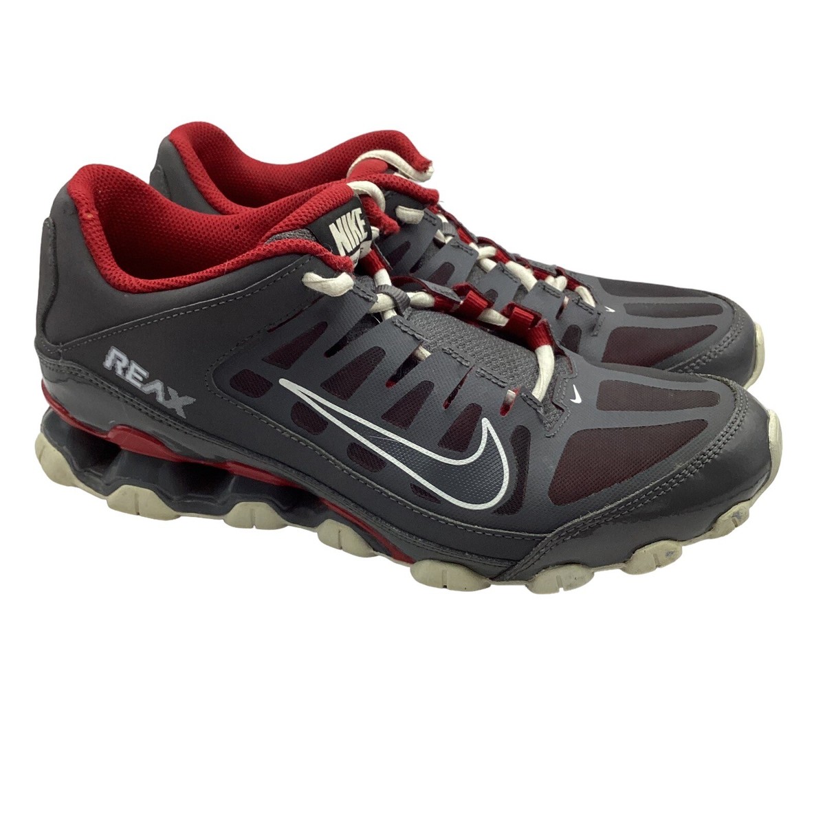 Nike Reax 8 TR Shoes Men's 8 Gray Gray 621716-013 Running Track