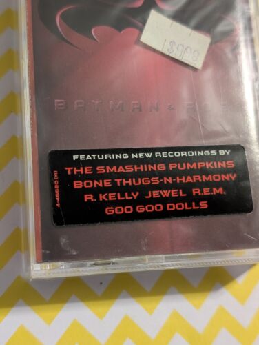 Batman & Robin Soundtrack (1997 Cassette) Smashing Pumpkins R.E.M. Goo - Sealed - Picture 4 of 7