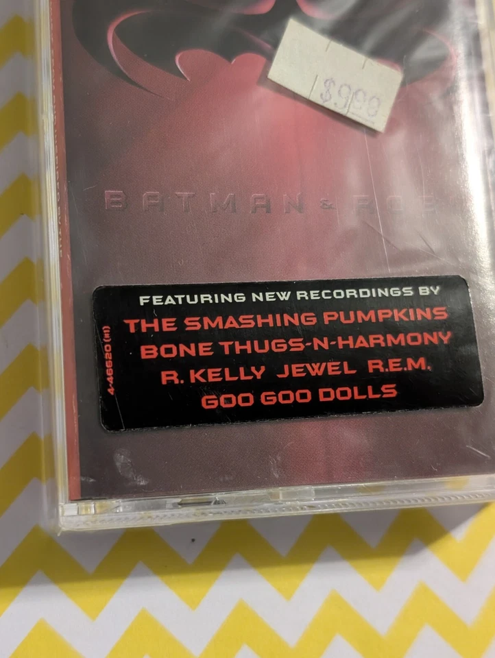 Batman & Robin Soundtrack (1997 Cassette) Smashing Pumpkins R.E.M. Goo - Sealed - Image 4 of 4
