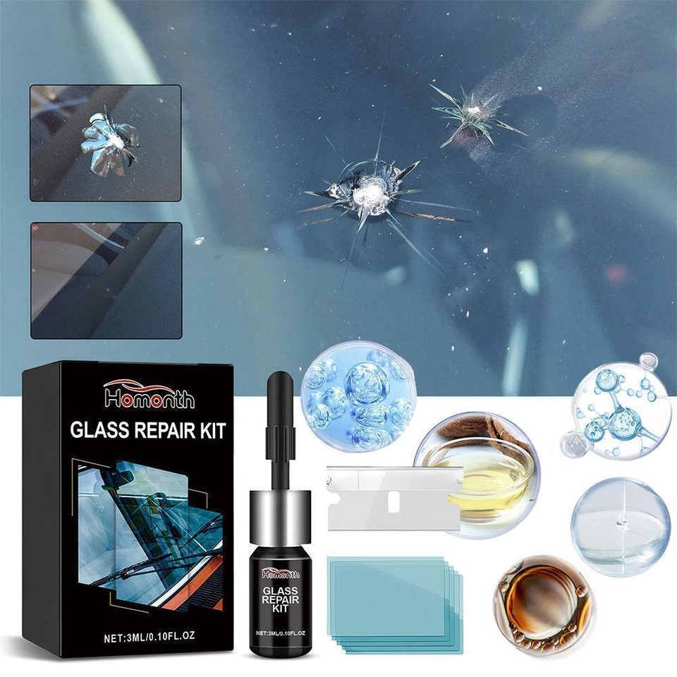 Car Window Cracks Gone Glass Repair Kit DIY Cars Windshield Kits Glass