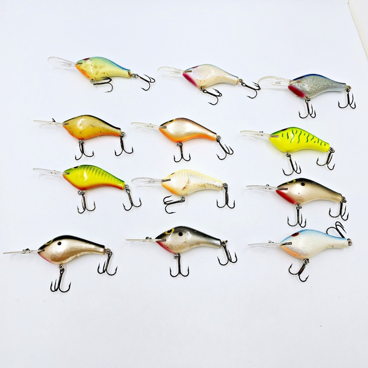 Vtg Preowned Poe's Series 400 Cedar Wood Crankbait 3/4oz 10-18 Ft